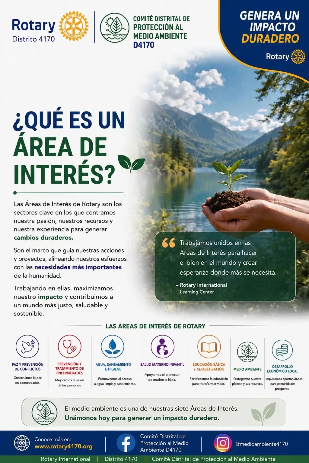 Qué es un Área de Interés de Rotary