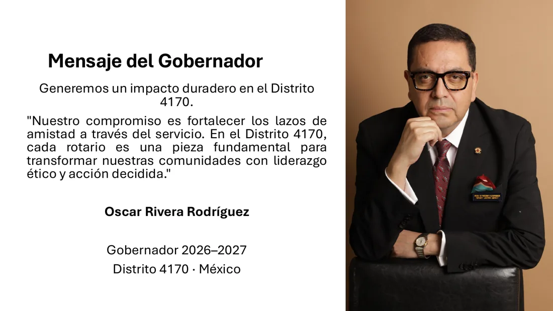 Mensaje del Gobernador