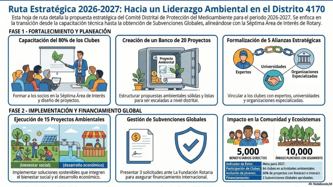 Infografía de la ruta estratégica 2026-2027